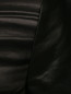 Платье-футляр с узором с кожаными рукавами Barbara Bui  –  Деталь