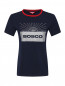 Трикотажная футболка из хлопка с аппликацией BOSCO  –  Общий вид