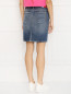 Юбка из денима с потертостями Tommy Jeans  –  МодельВерхНиз1
