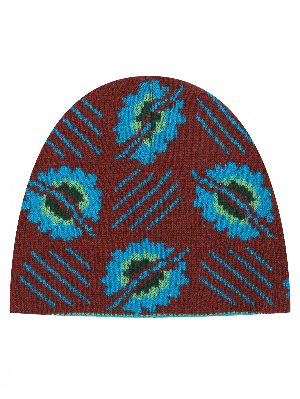Трикотажная шапка с узором Quincy  –  Общий вид  – Цвет:  Мультиколор