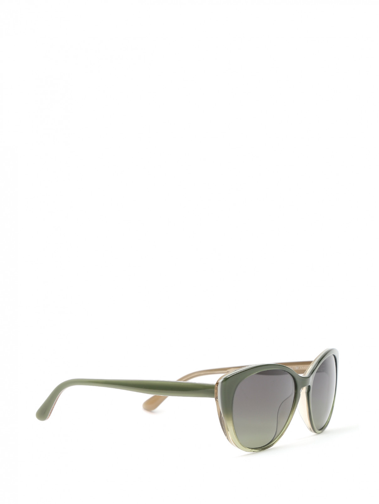 Солнцезащитные очки в пластиковой оправе Oliver Peoples  –  Обтравка1  – Цвет:  Зеленый