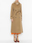Комбинированное пальто с капюшоном Weekend Max Mara  –  МодельВерхНиз