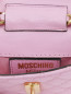 Поясная сумка из кожи с замком-защелкой Moschino  –  Деталь