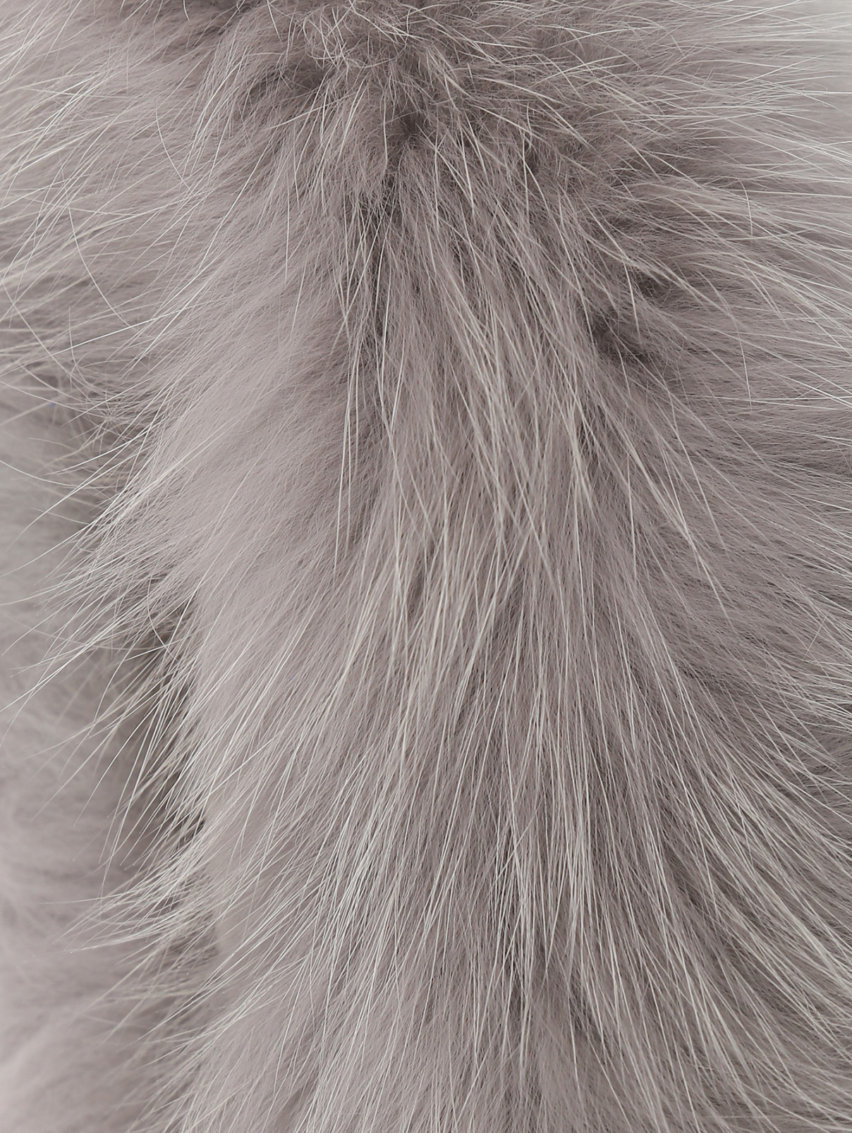 Манжеты из меха лисы Max Mara  –  Деталь  – Цвет:  Серый