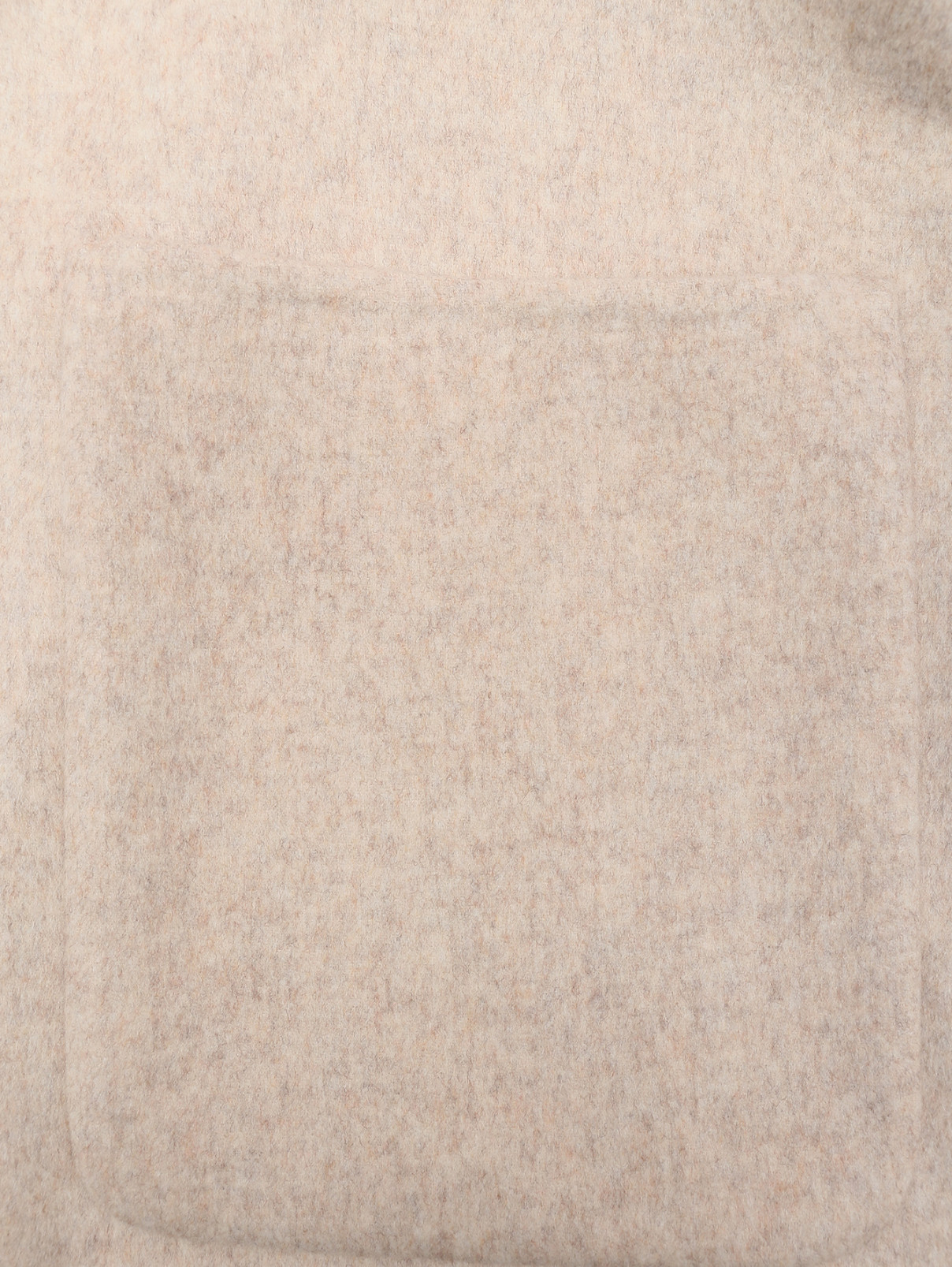Пальто из шерсти свободного кроя с поясом Michael by MK  –  Деталь  – Цвет:  Бежевый