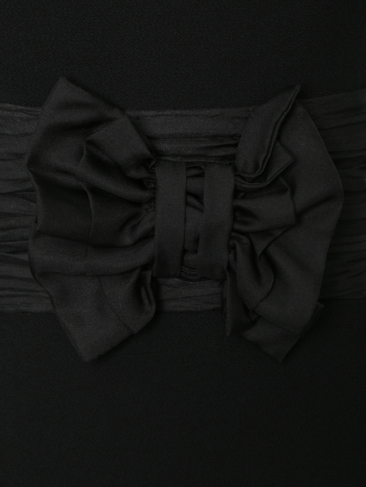 Платье-мини с драпировкой Temperley London  –  Деталь  – Цвет:  Черный
