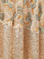 Юбка из шелка с цветочным узором декорированная пайетками Femme by Michele R.  –  Деталь1