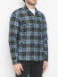 Рубашка из хлопка и шерсти с накладными карманами Eton  –  МодельВерхНиз