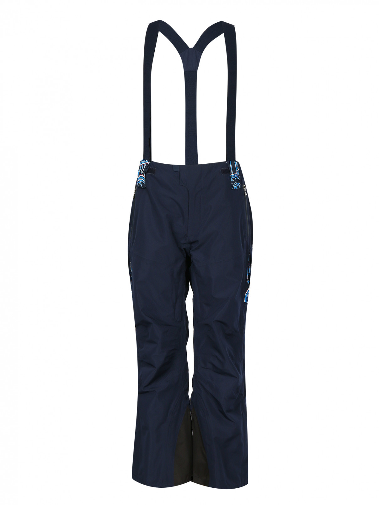 Брюки горнолыжные с накладными карманами Sochi 2014  –  Общий вид  – Цвет:  Синий