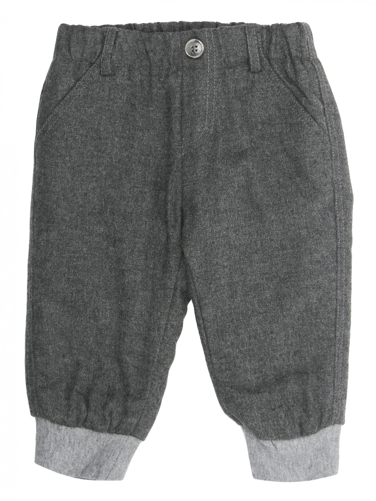 Утепленные брюки с карманами Aletta  –  Общий вид  – Цвет:  Серый
