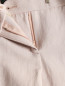 Прямые брюки из смешанного хлопка с боковыми карманами Barbara Bui  –  Деталь