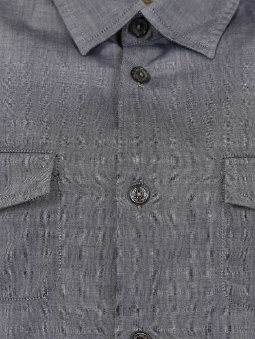 Рубашка из хлопка с короткими рукавами - Деталь1