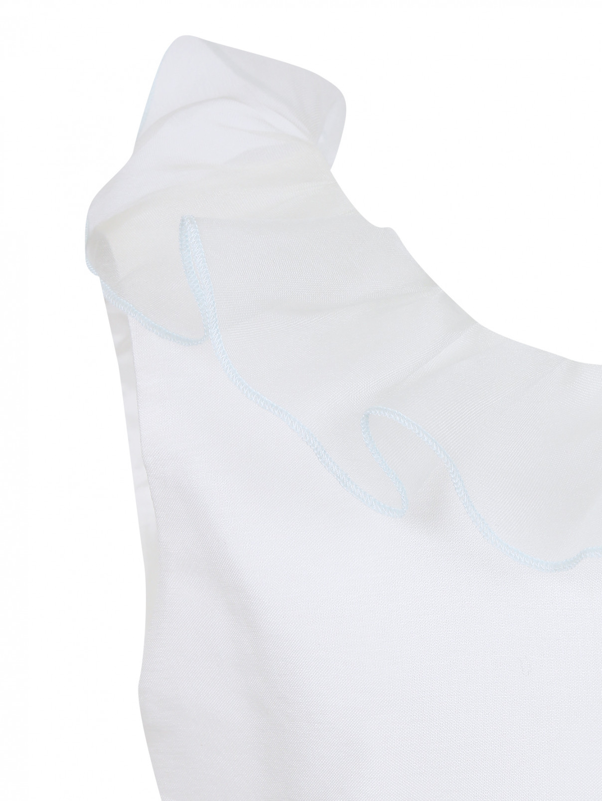 Платье из шелка с пышной юбкой Nicki Macfarlane  –  Деталь  – Цвет:  Белый