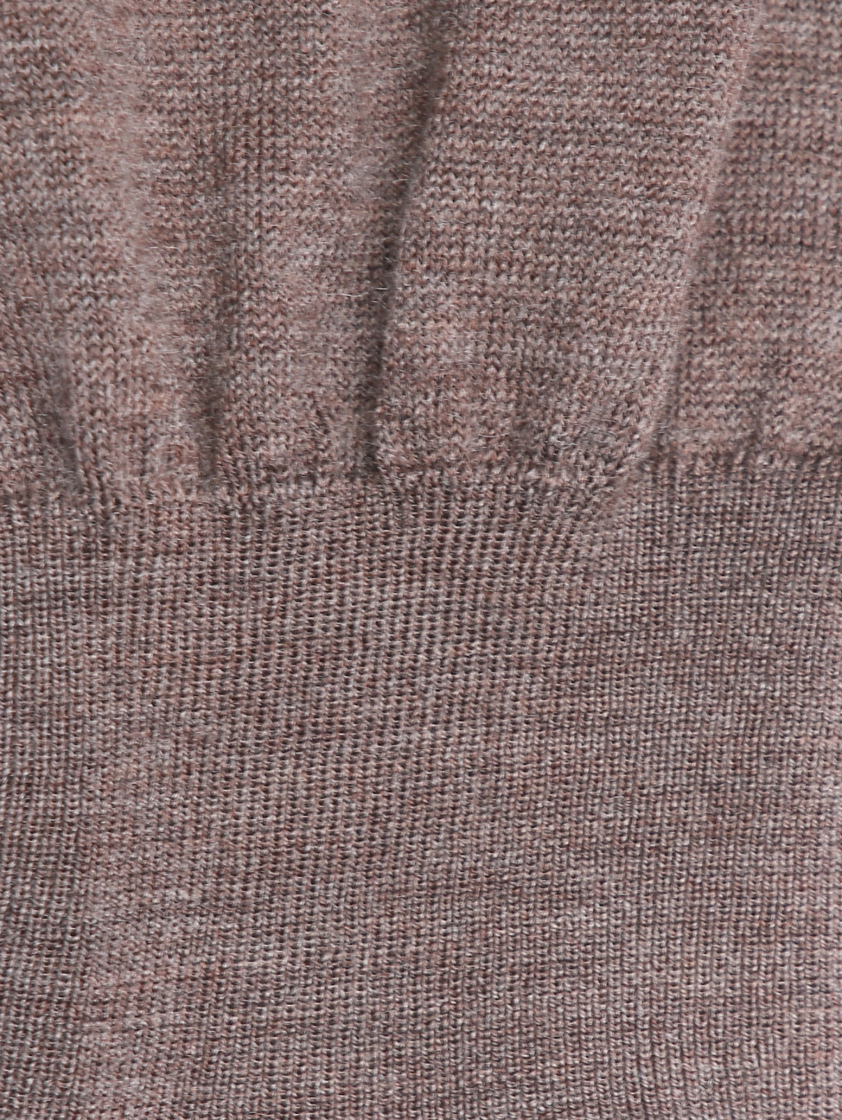 Джемпер из шерсти и шелка с длинными рукавами Bertolo  –  Деталь1  – Цвет:  Коричневый