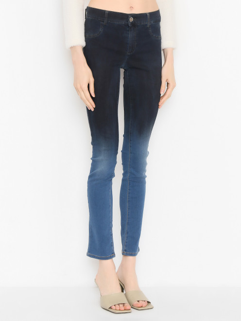 Узкие джинсы из смешанного хлопка Versace Jeans - МодельВерхНиз