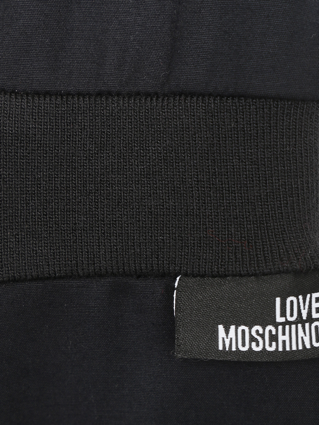 Платье с двойной лямкой Moschino Love  –  Деталь  – Цвет:  Черный