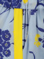 Укороченные брюки из шелка с цветочным узором P.A.R.O.S.H.  –  Деталь