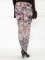 Узкие брюки из вискозы с узором Jean Paul Gaultier  –  Модель Верх-Низ1