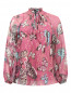 Блуза из шелка с узором Max&Co  –  Общий вид
