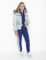 Куртка с цветочным узором Poivre Blanc  –  МодельОбщийВид