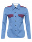 Рубашка из шерсти с накладными карманами Calvin Klein 205W39NYC  –  Общий вид