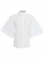 Блуза из хлопка с перфорацией Veronique Branquinho  –  Общий вид