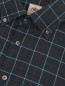 Рубашка из хлопка и кашемира с узором "клетка" Andrew Duck  –  Деталь