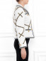 Укороченный жакет из хлопка с декором Moschino Couture  –  Модель Верх-Низ2