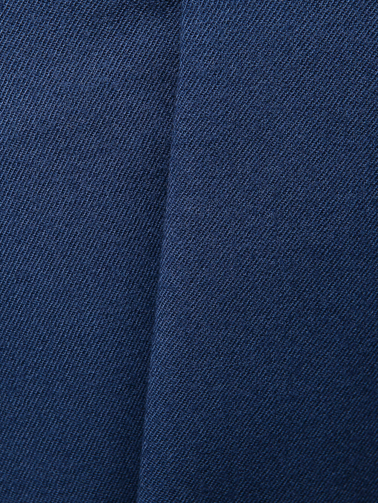 Шерстяная юбка архитектурного кроя JO NO FUI  –  Деталь  – Цвет:  Синий