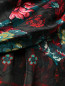 Мини-платье из шелка с цветочным принтом Kenzo  –  Деталь