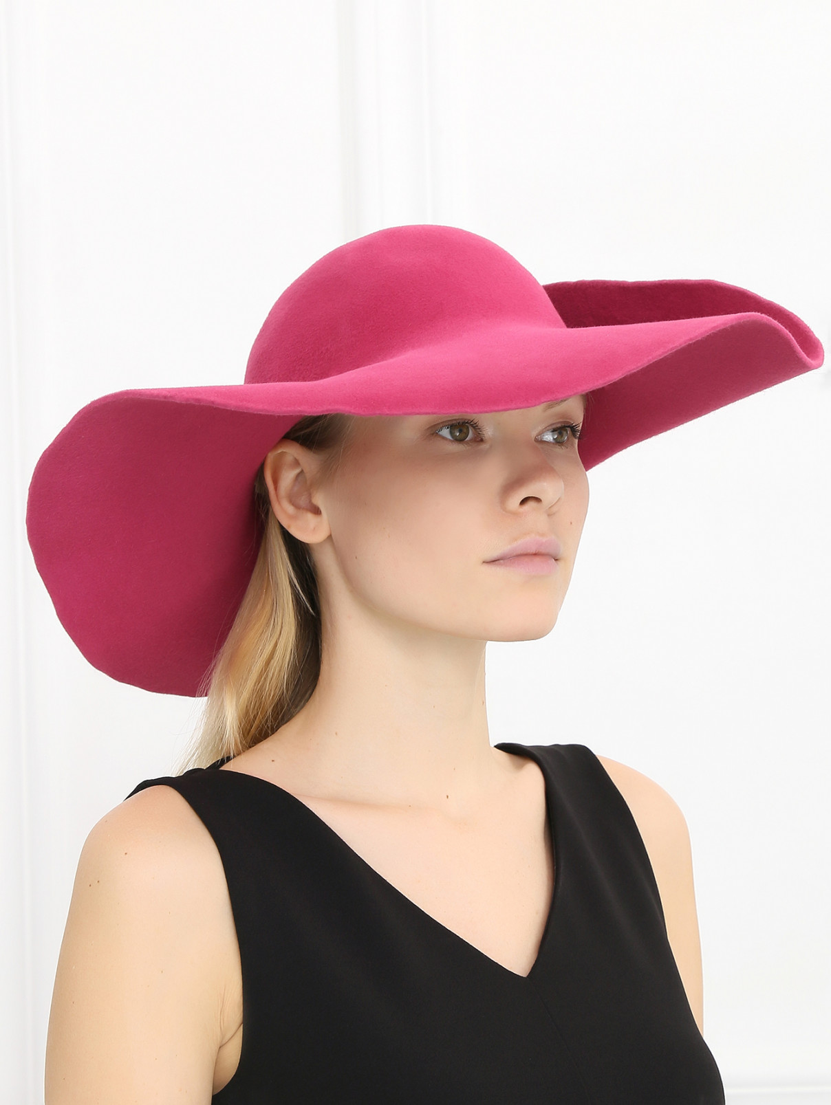 Шляпа с декоративной вышивкой Kenzo  –  Модель Общий вид  – Цвет:  Розовый