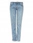 Узкие джинсы из светлого денима Emporio Armani  –  Общий вид