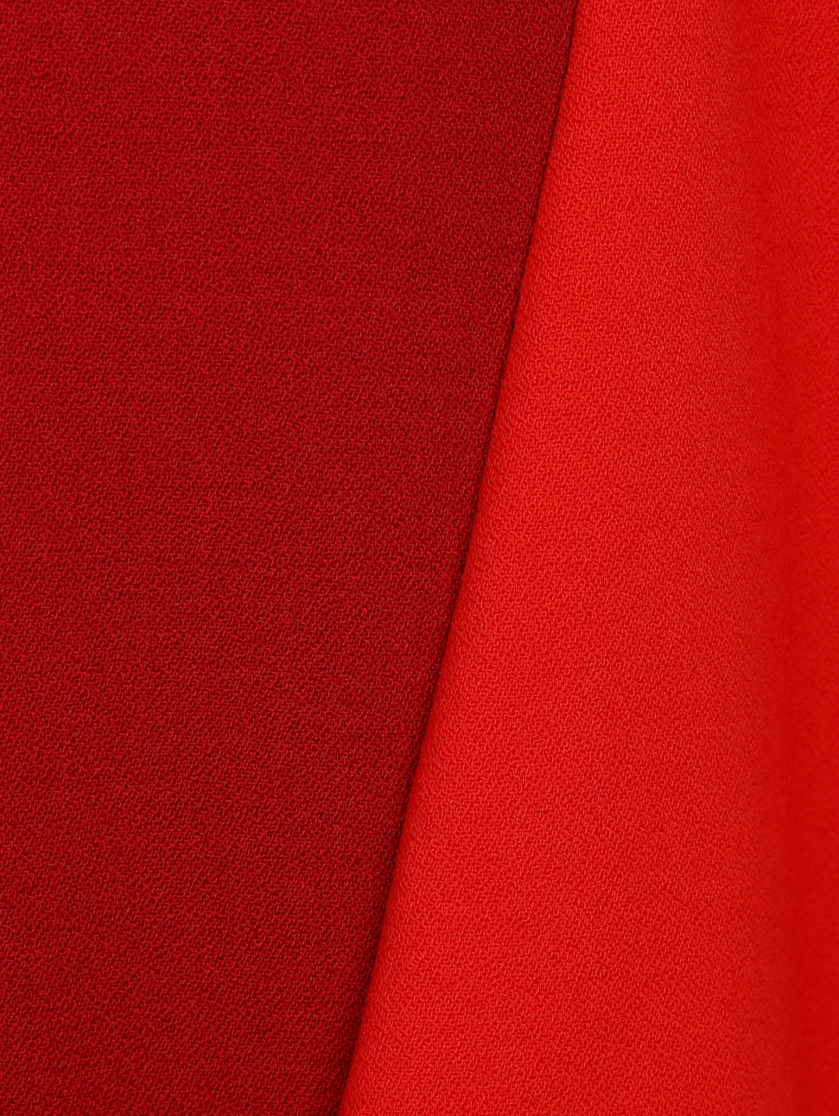 Платье с контрастными вставками Baby Dior  –  Деталь  – Цвет:  Красный