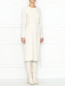 Платье-миди из шерсти с контрастной отстрочкой Marni  –  МодельВерхНиз