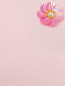 Кардиган из хлопка с цветочным декором Il Gufo  –  Деталь