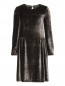 Платье-мини из бархата Alberta Ferretti  –  Общий вид