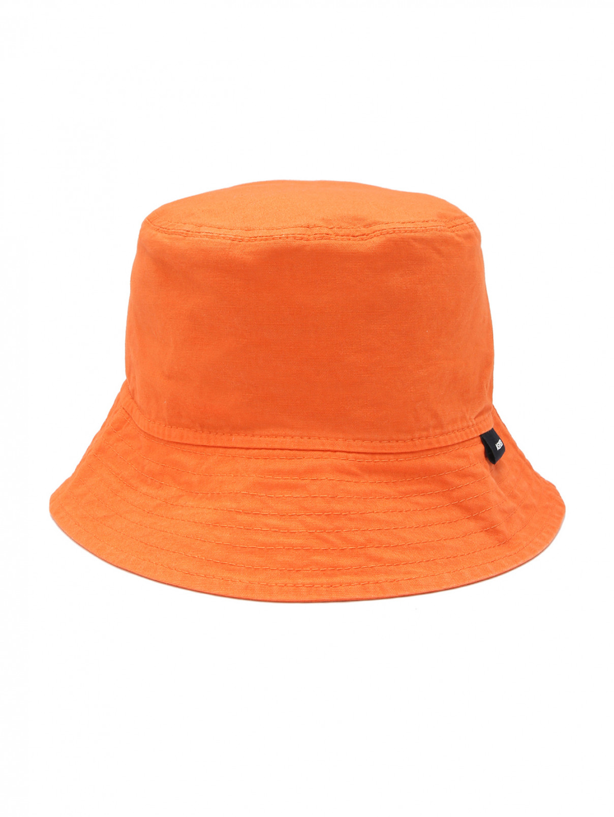 Хлопковая однотонная панама Aspesi  –  Общий вид  – Цвет:  Оранжевый