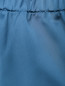 Сатиновые брюки на резинке с карманами Marina Rinaldi  –  Деталь