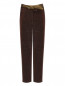 Бархатные брюки с ремнем в комплекте I Pinco Pallino  –  Общий вид