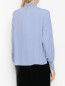 Блуза из смешанной шерсти и шелка с узором Lorena Antoniazzi  –  МодельВерхНиз1