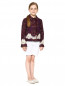 Жакет из шерсти и хлопка со вставками из кружева Dolce & Gabbana  –  Модель Общий вид