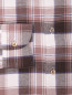 Рубашка из хлопка с узором на пуговицах Giampaolo  –  Деталь
