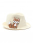 Шляпа из шерсти с декоративной аппликацией ro.ro  –  Общий вид