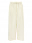 Укороченные широкие брюки из шерсти на резинке Barbara Bui  –  Общий вид
