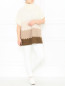 Джемпер ажурной вязки с коротким рукавом Marina Sport  –  Модель Общий вид