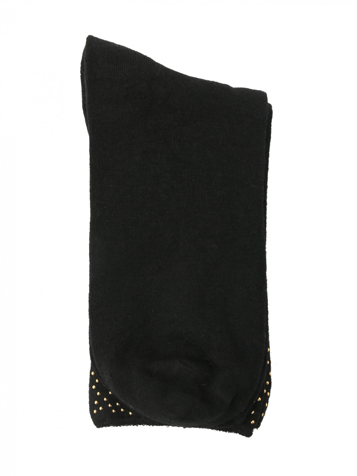Носки с декором ALTO MILANO  –  Общий вид  – Цвет:  Черный