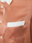 Блуза из шелка с накладными карманами Equipment  –  Деталь1