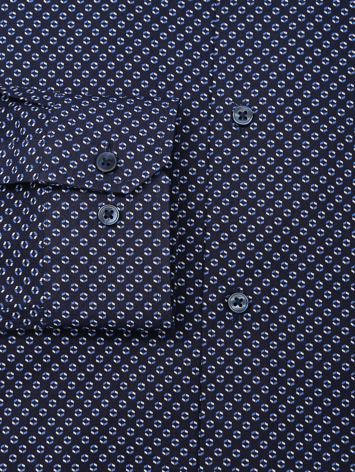 Рубашка из хлопка с узором Strellson  –  Деталь1  – Цвет:  Узор