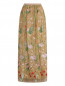 Юбка-макси с цветочным узором Marina Rinaldi  –  Общий вид