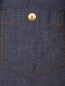 Рубашка из хлопка с золотой фурнитурой Moschino Boutique  –  Деталь